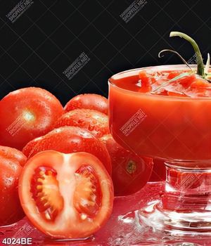Tranh sắc đỏ cà chua bắt mắt treo tường bếp