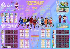 File Lịch world cup 2022 qatar free vector psd