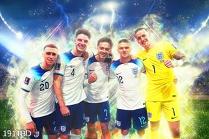 Tranh những cầu thủ trẻ của đội tuyển Anh