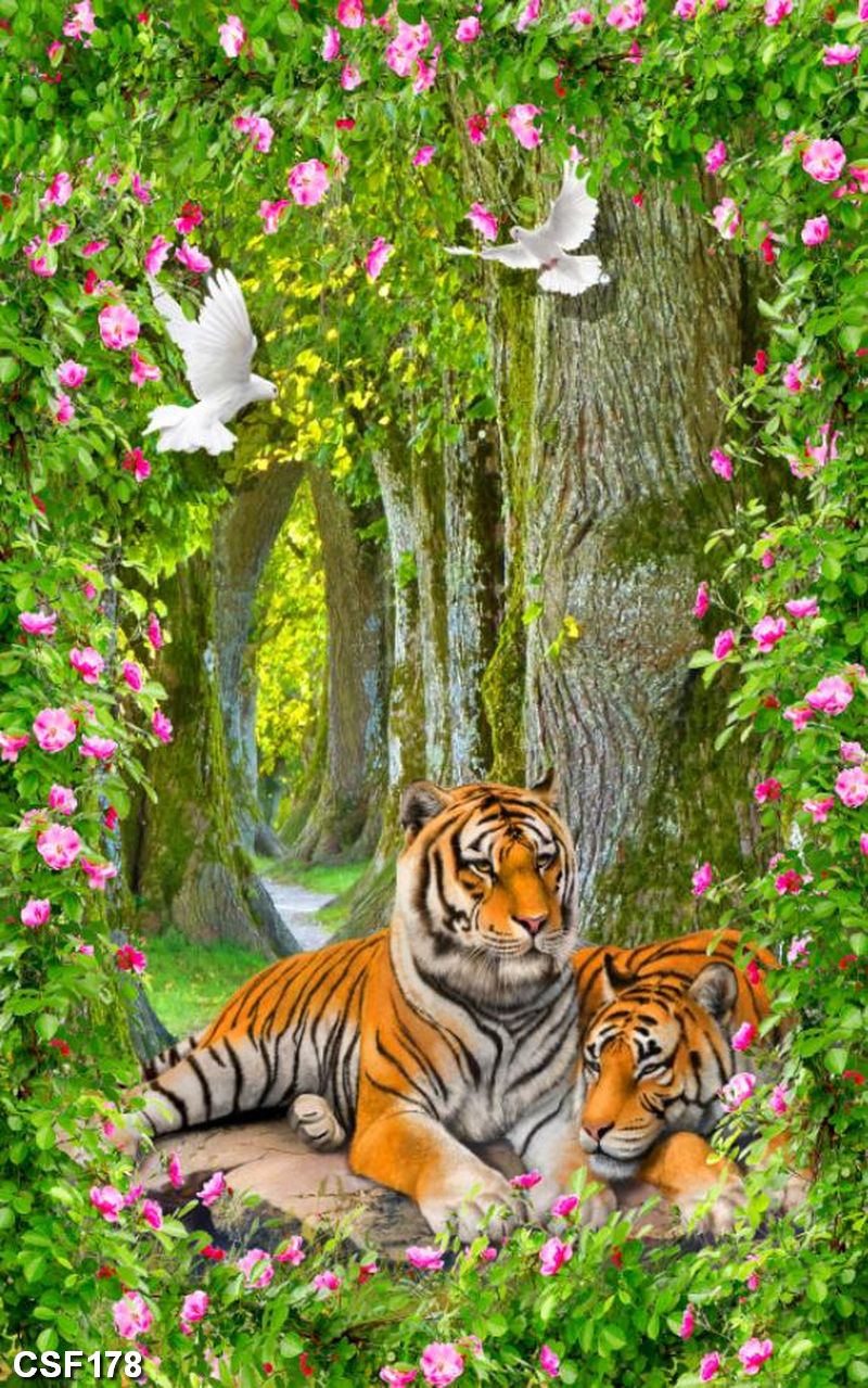 Tranh con hổ, tranh chúa sơn lâm