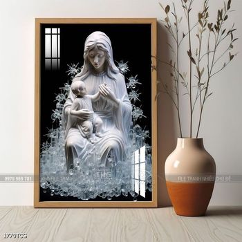 File tranh công giáo decor trang trí tường phòng thờ