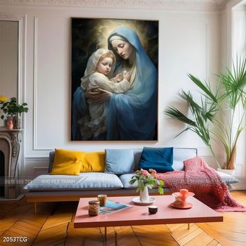 Tranh tranh trí tường công giáo sang trọng