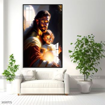 File tranh công giáo decor trang trí tường phòng thờ