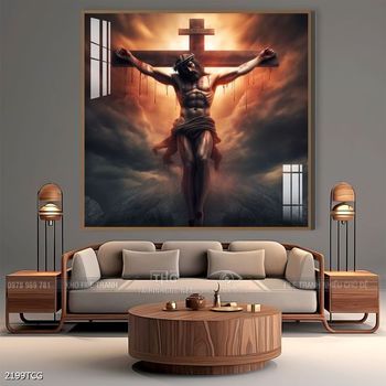File tranh công giáo decor trang trí tường phòng thờ