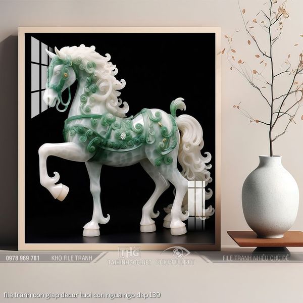 file tranh con giap decor tuoi con ngua ngo dep 139