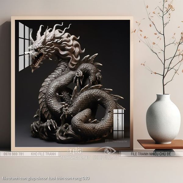 file tranh con giap decor tuoi thin con rong 010
