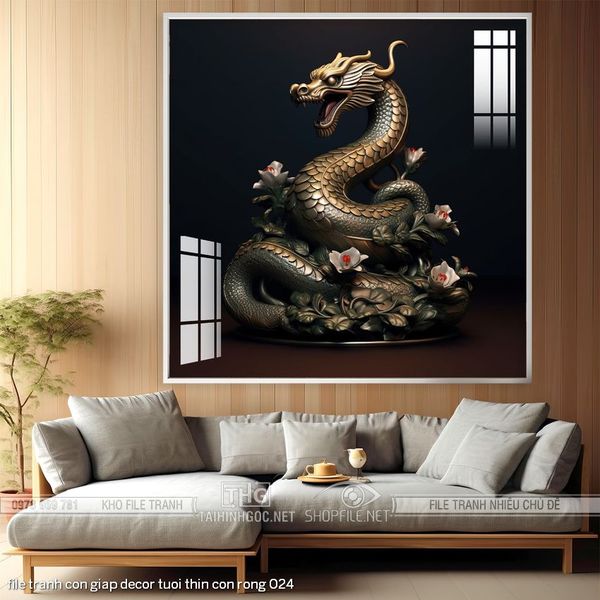 file tranh con giap decor tuoi thin con rong 024