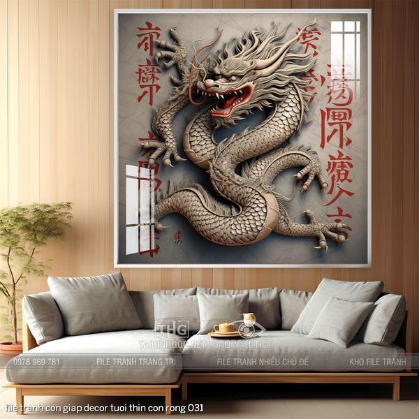 file tranh con giap decor tuoi thin con rong 031