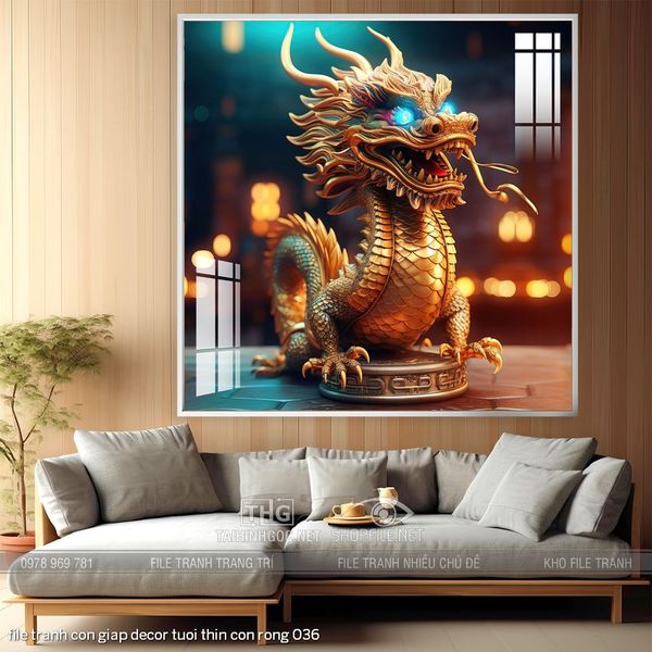 file tranh con giap decor tuoi thin con rong 036