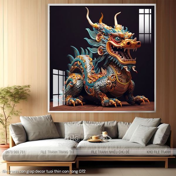 file tranh con giap decor tuoi thin con rong 072
