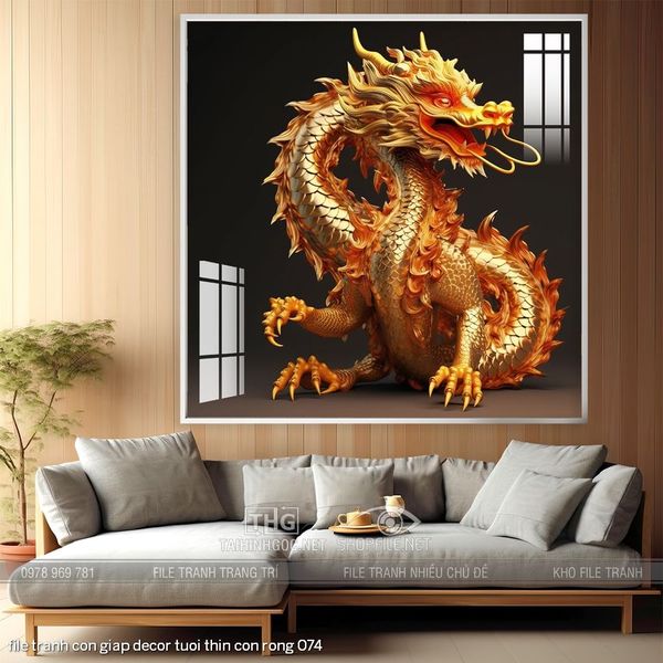 file tranh con giap decor tuoi thin con rong 074