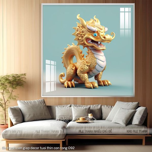 file tranh con giap decor tuoi thin con rong 092