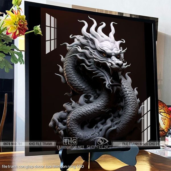 file tranh con giap decor tuoi thin con rong 650