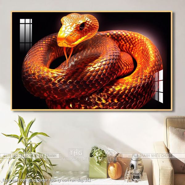 file tranh con giap decor tuoi ty con ran dep 141