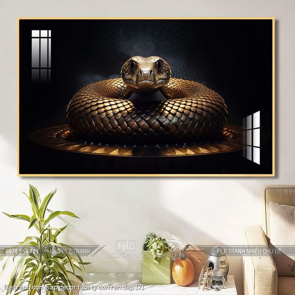 file tranh con giap decor tuoi ty con ran dep 171