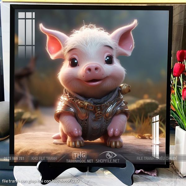 file tranh con giap hoi con heo decor 010