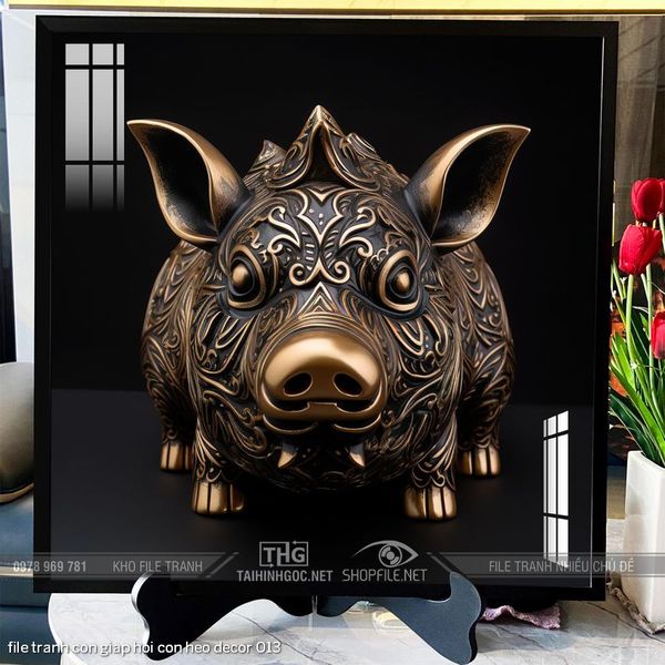 file tranh con giap hoi con heo decor 013