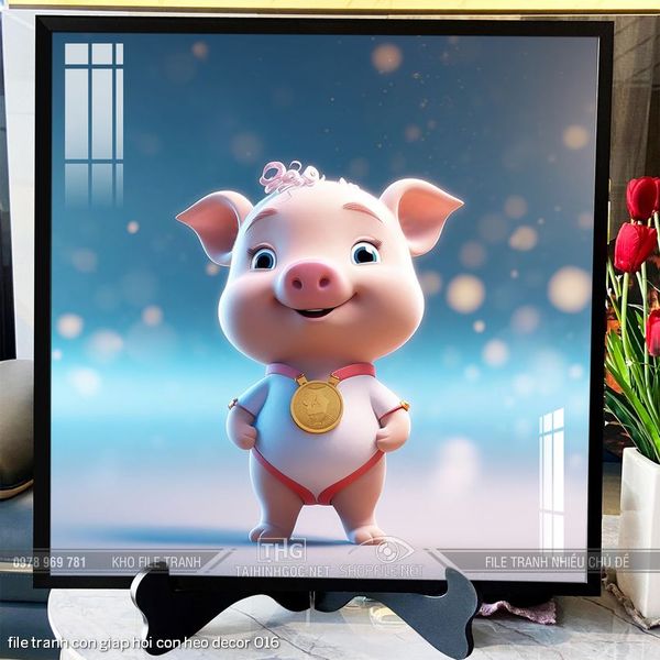 file tranh con giap hoi con heo decor 016