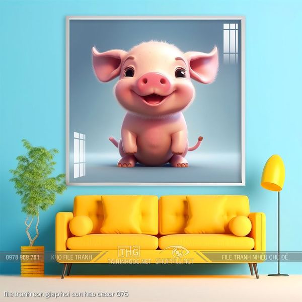 file tranh con giap hoi con heo decor 076