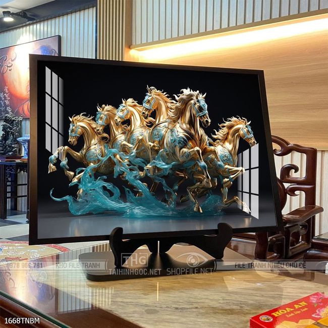 Tranh ngựa treo tường