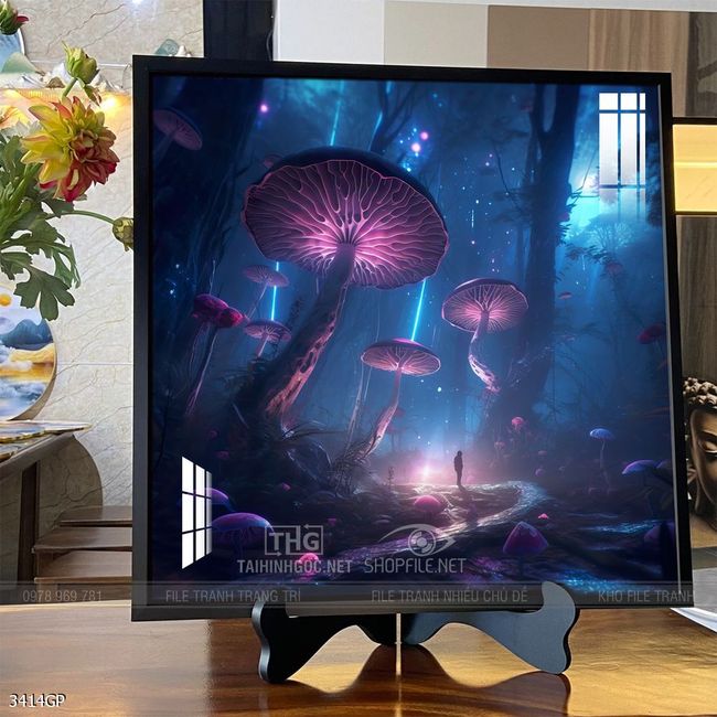 Tranh 3D phi hành gia vũ trụ