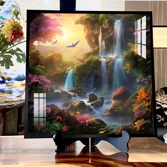 Tranh phong thủy sơn thủy hữu tình