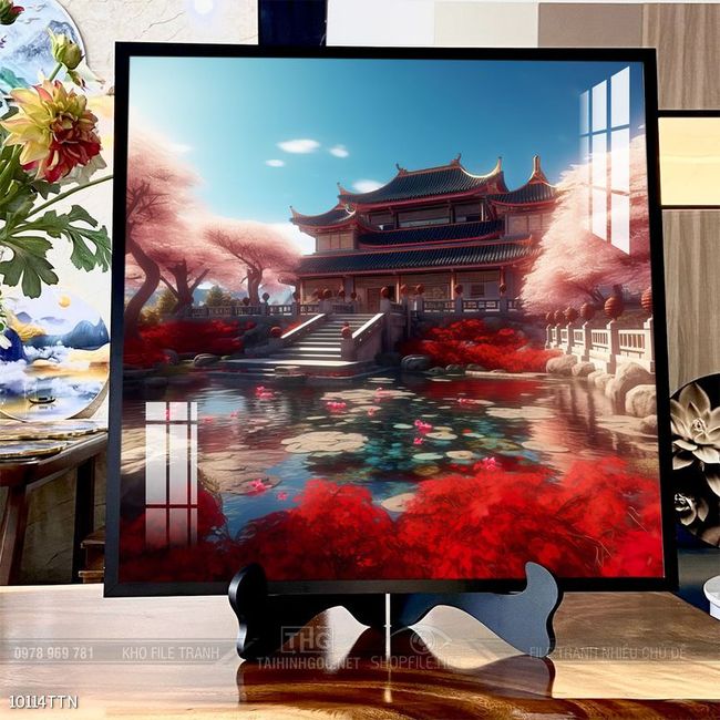Tranh phong thủy sơn thủy hữu tình