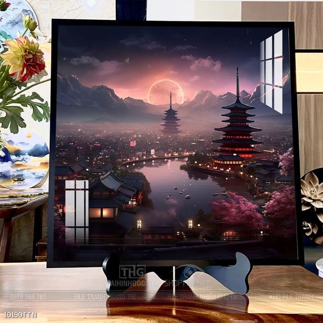 Tranh phong thủy sơn thủy đẹp