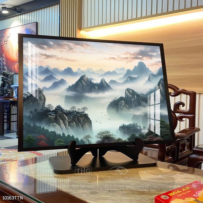 Tranh phong thủy sơn thủy đẹp