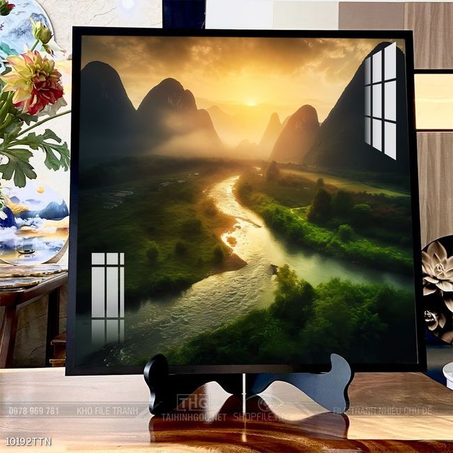 Tranh treo phòng khách theo phong thủy