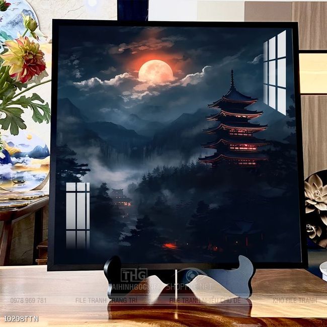 Tranh phong thủy treo trang trí phòng khách