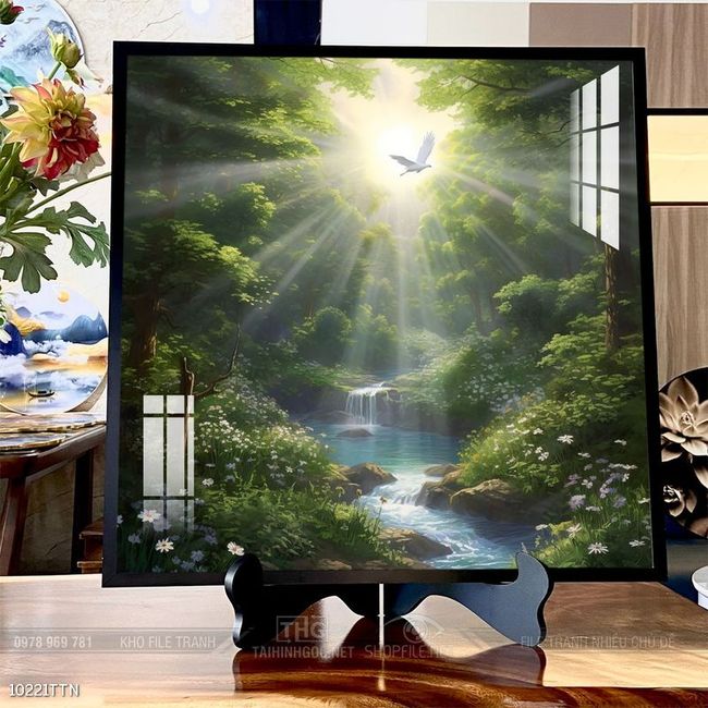 Tranh phong thủy treo trang trí phòng khách