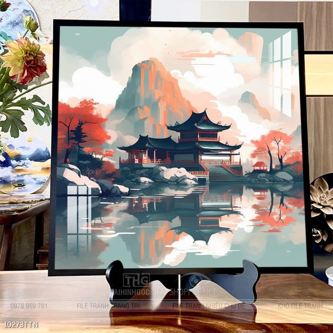 Tranh phong thủy treo trang trí phòng khách