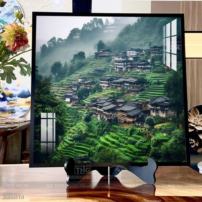 Tranh phong thủy sơn thủy đẹp