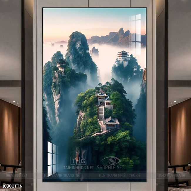 Tranh treo phòng khách theo phong thủy