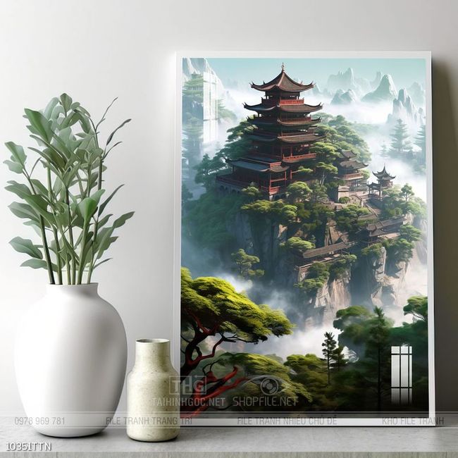 Tranh phong thủy treo trang trí phòng khách