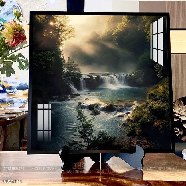 Tranh phong thủy treo trang trí phòng khách
