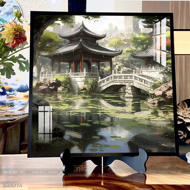 Tranh phong thủy sơn thủy đẹp