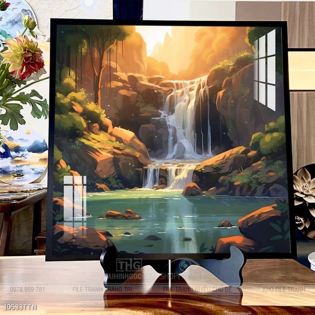 Tranh phong thủy sơn thủy hữu tình