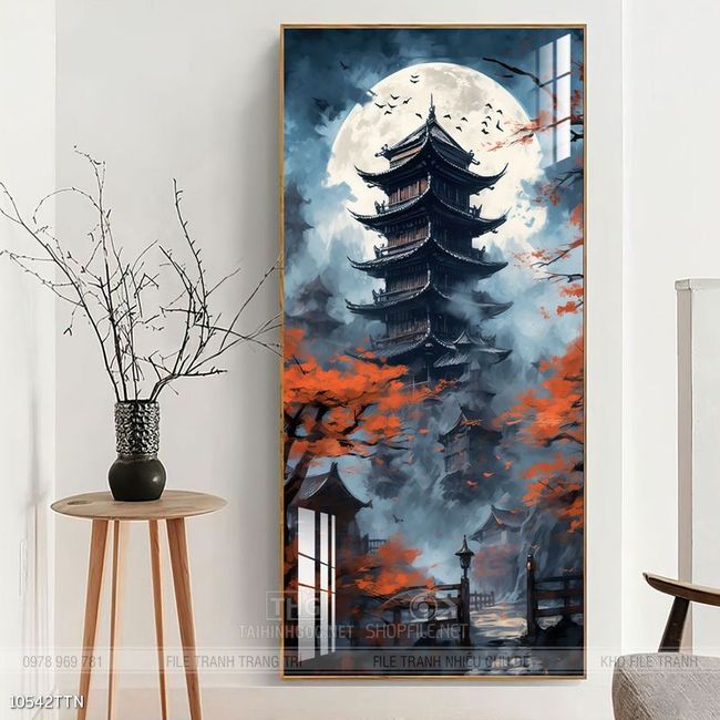 Tranh phong thủy sơn thủy hữu tình