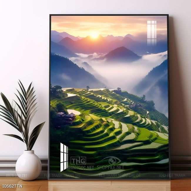 Tranh phong thủy treo trang trí phòng khách
