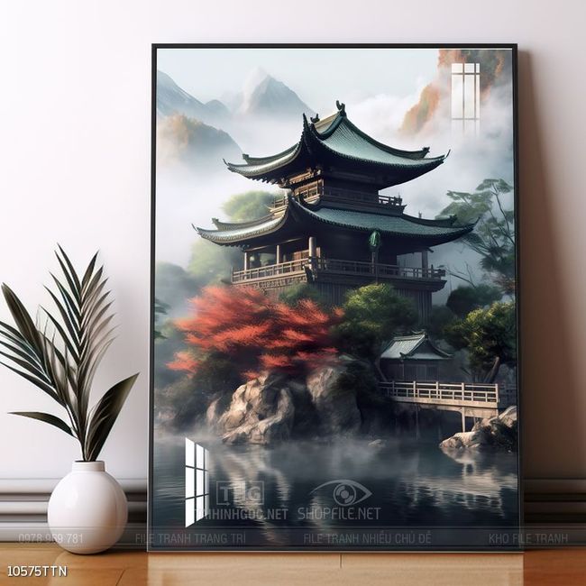 Tranh phong thủy treo trang trí phòng khách