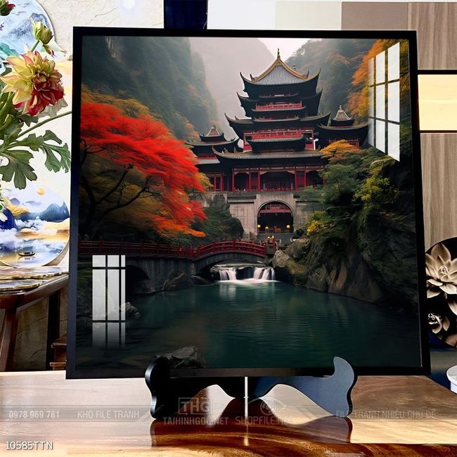Tranh phong thủy sơn thủy hữu tình