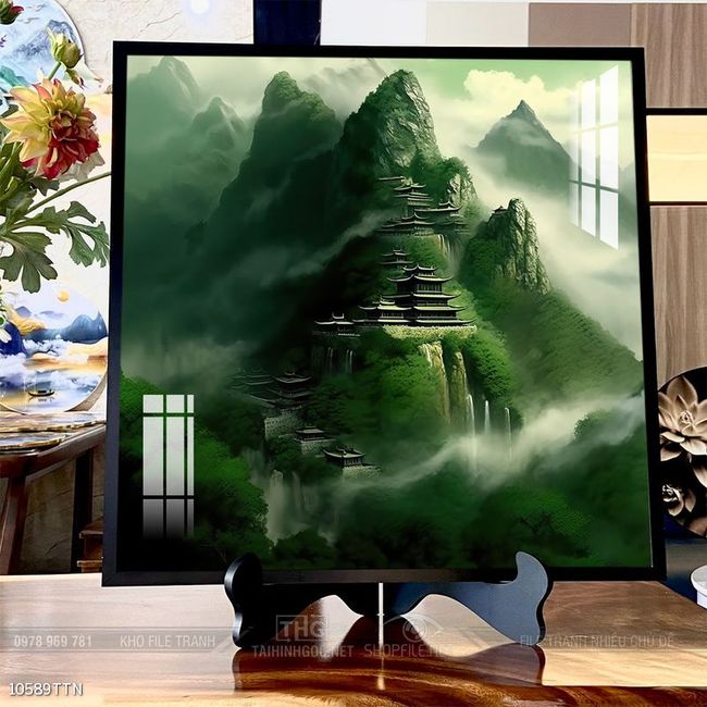 Tranh treo phòng khách theo phong thủy