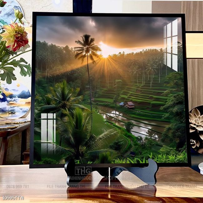 Tranh phong thủy sơn thủy đẹp