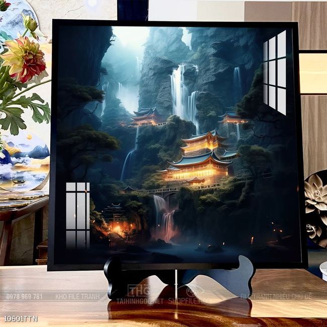 Tranh phong thủy treo trang trí phòng khách