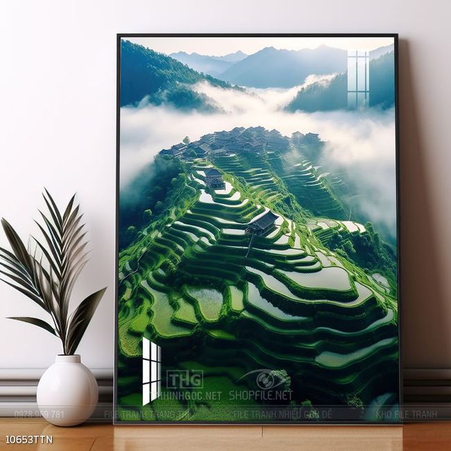 Tranh phong thủy treo trang trí phòng khách