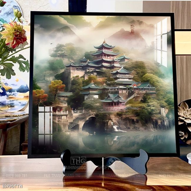 Tranh phong thủy treo trang trí phòng khách