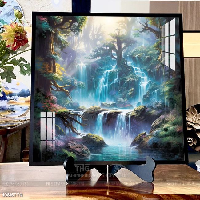 Tranh phong thủy sơn thủy đẹp