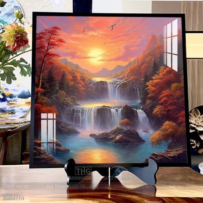 Tranh phong thủy sơn thủy hữu tình